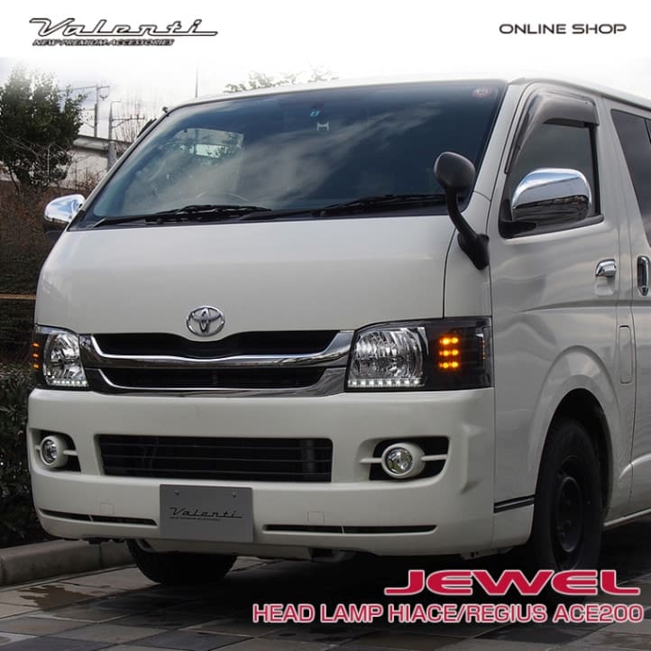 Valenti JEWEL HEAD LAMP for Toyota Hiace 200 1~2