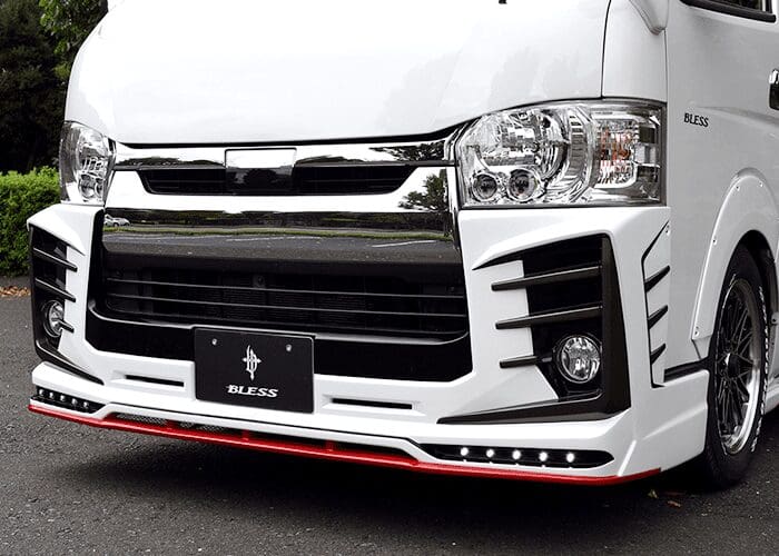 BLESS CREATION Cool Face Half Spoiler For HIACE Standard Body 4/5/6