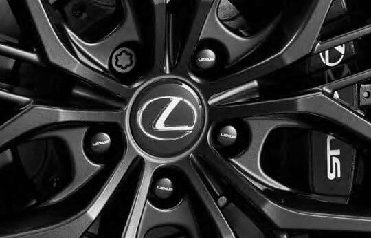 LEXUS GENUINE BLACK WHEEL LOCK BOLT & HUB BOLT SET for LEXUS IS