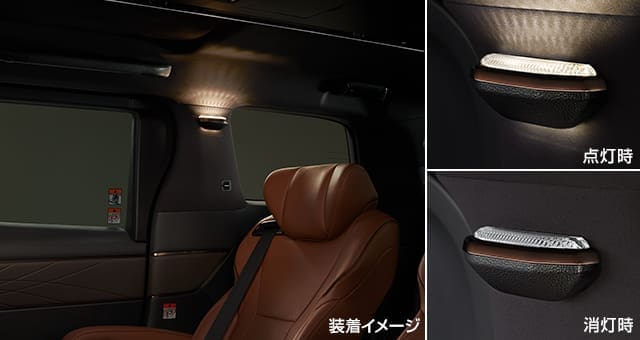 Toyota Genuine Diamond Cut Pillar light for Toyota Vellfire 2023~