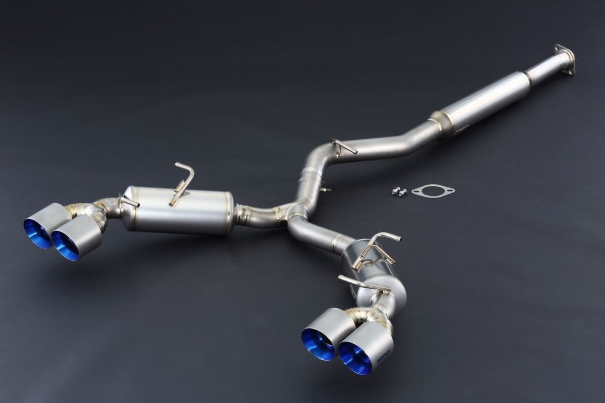 SARD Ti-Z FULL TITANIUM 4 Tips MUFFLER for GR 86 with GR Rear Bumper