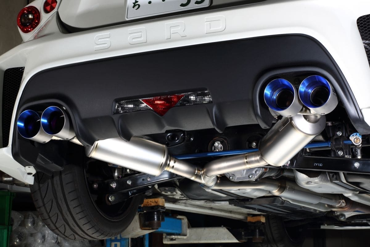 SARD Ti-Z FULL TITANIUM 4 Tips MUFFLER for 86/BRZ 2016/07~