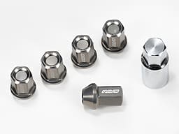 RAYS Duralumin Lock nut pack of 4 L37 straight type (for 6H)
