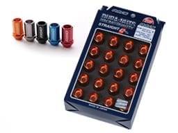 RAYS Duralumin 19HEX nuts, 4 lock nuts, 1 L60 key adapter 19HEX 26φ  (for 5H)