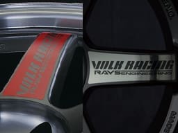 RAYS VOLK RACING TE37SL RED Repair Spoke Sticker