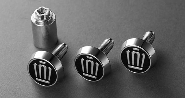 Toyota Genuine Crown Logo License Plate Lock Bolt for Toyota Crown