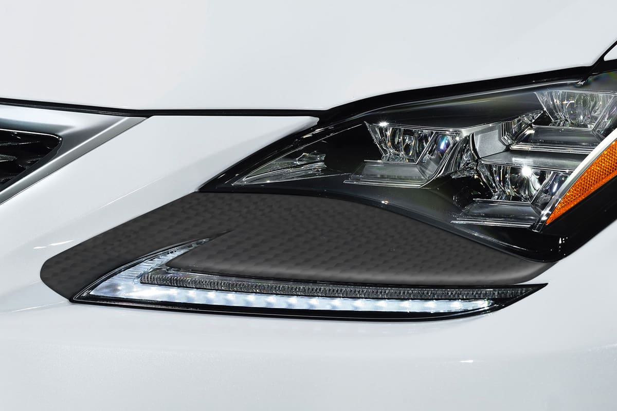 LX-MODE Carbon Headlamp Under Garnish for LEXUS RC