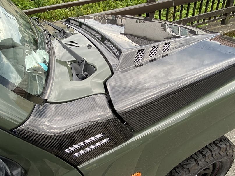 CLARISSE Carbon A Pillar Fender Panel Duct for JIMNY JB64/JB74