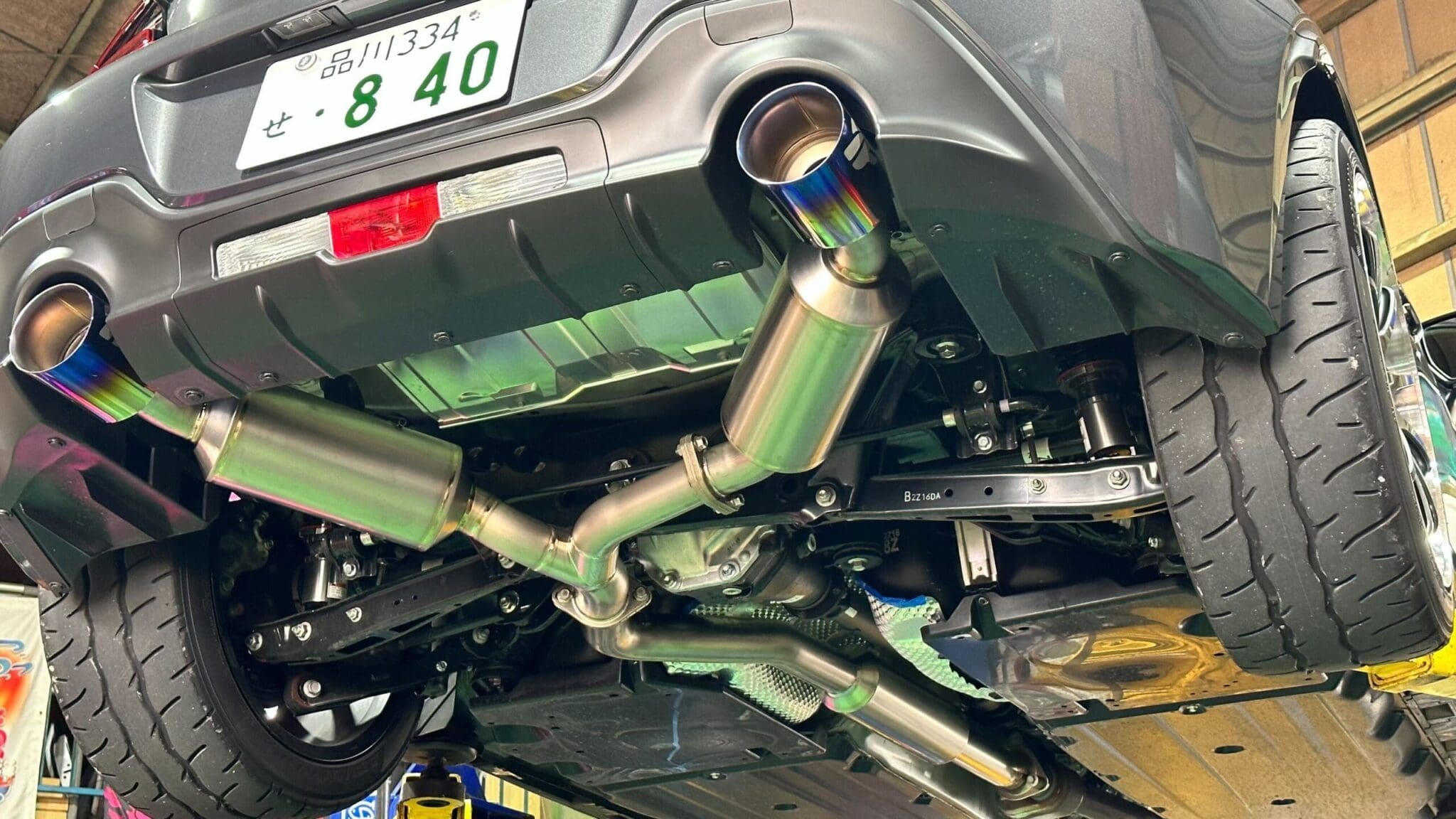 Yashi Factory Super Silent Titanium Muffler for GR 86