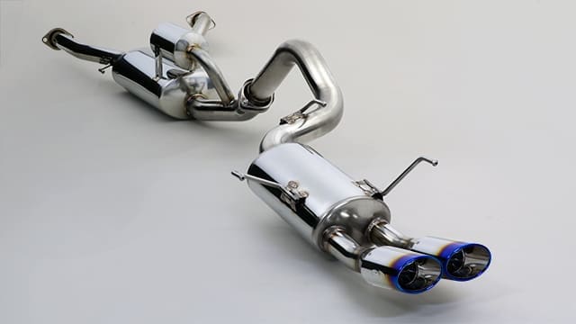 GANADOR Ultimate Power Tune Double Round Muffler for Landcruiser ZX Gasoline