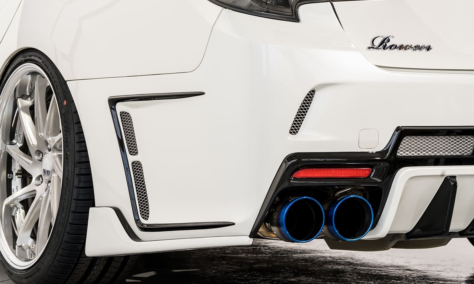 ROWEN Rear Side Spoilers For Toyota Mark X 130 GR Sport