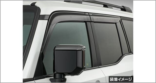 Toyota Genuine RV Wide Side Visors for Landcruiser 250