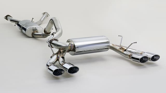 GANADOR Ultimate Power Tune Double Oval Muffler For LC 300 VX/AX/GX Gasoline