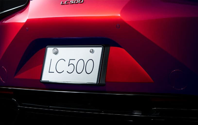 LEXUS GENUINE REAR NUMBER FRAME for LEXUS LC500/500h