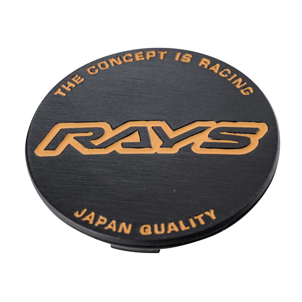 RAYS No.106 GENERAL CAP V4 (BK-Hairline/OR)