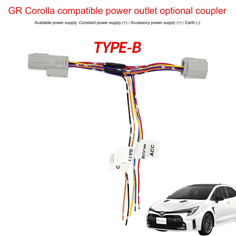 Enlarge Power Supply Option Coupler Type B for GR Corolla