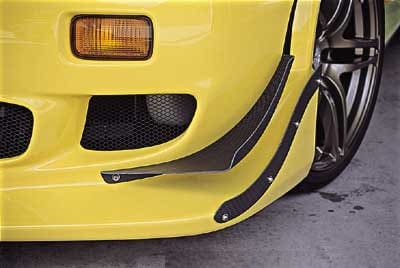 C-WEST Front Canard Type 2 for SKYLINE GT-R BNR34