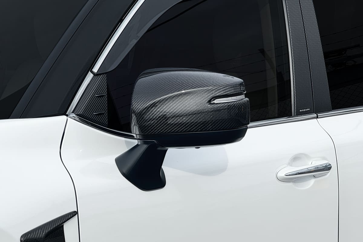 ROJAM Aero Mirror Cover for Landcruiser 300 GR Sport / ZX / GX /AX / VX