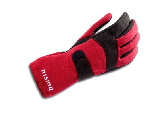 NISSAN GENUINE NISMO RACING GLOVES RED