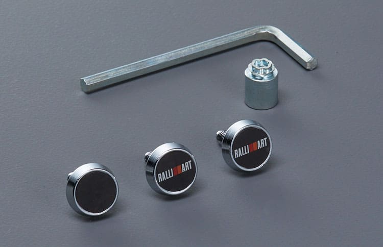 RALLIART Number Plate Lock Bolt for Mitsubishi OUTLANDER