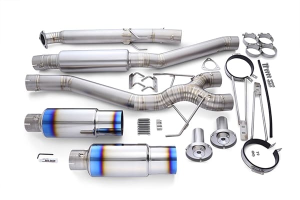 RSE FULL TITANIUM MUFFLER EXHAUST KIT TYPE-D FOR HONDA CIVIC TYPE R FL5 RB6090-HN06E