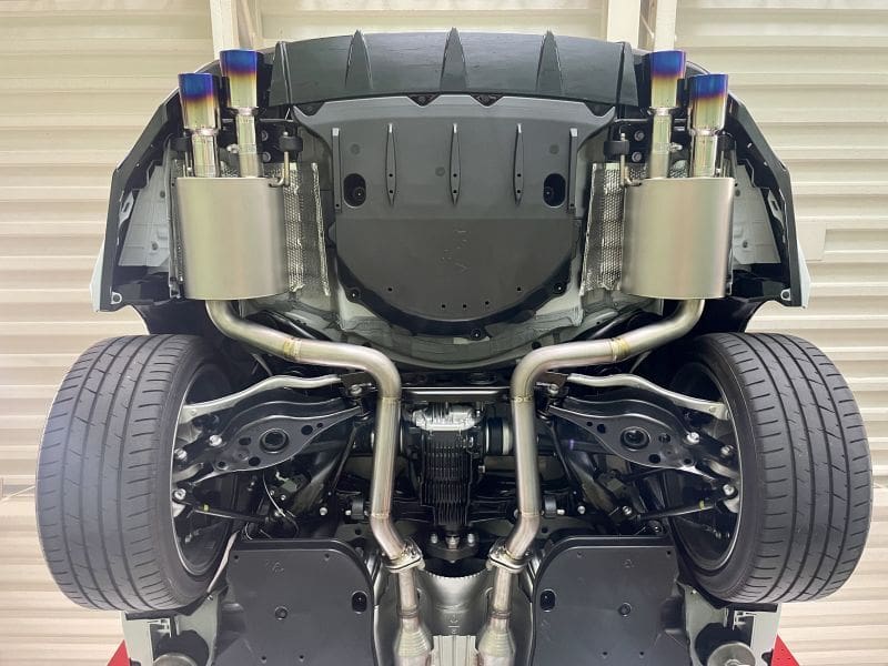 LEMS x iCode Titanium Muffler Rear Piece for Lexus IS500