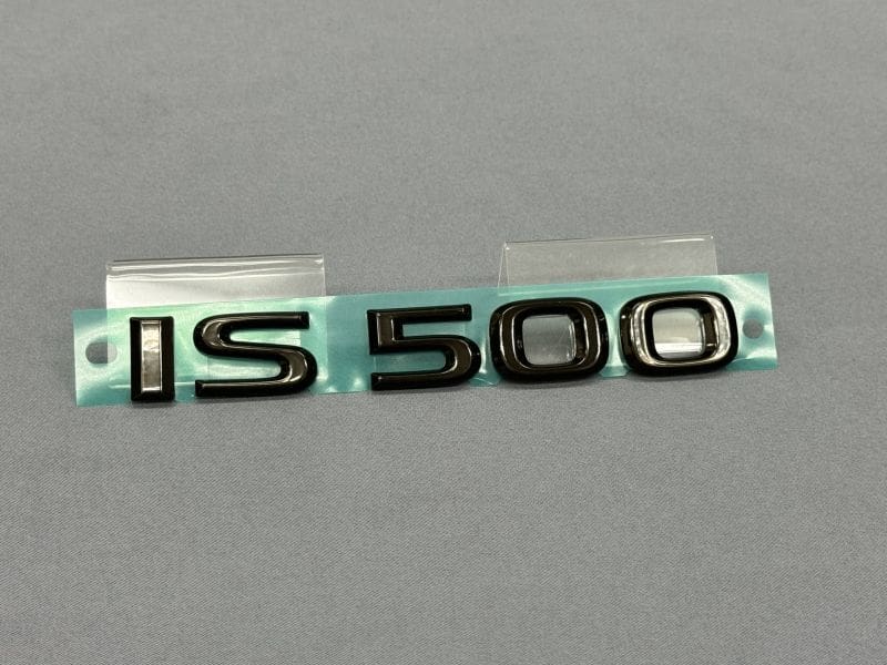LEMS Black Finished Genuine Emblem for Lexus IS500