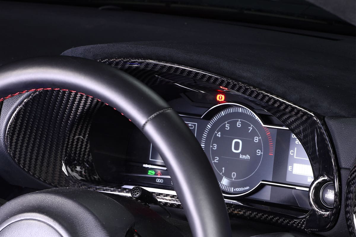 TOM'S Meter Inner Hood Cover for GR 86