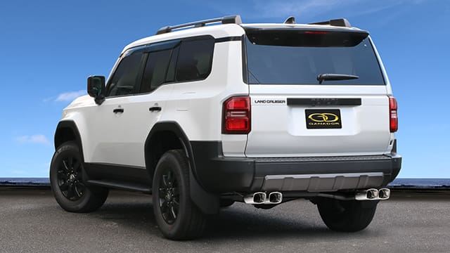 GANADOR Dual Square Tail Muffler for LC250 Diesel GDS-174