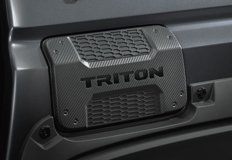 MITSUBISHI Genuine Fuel Lid Garnish for TRITON