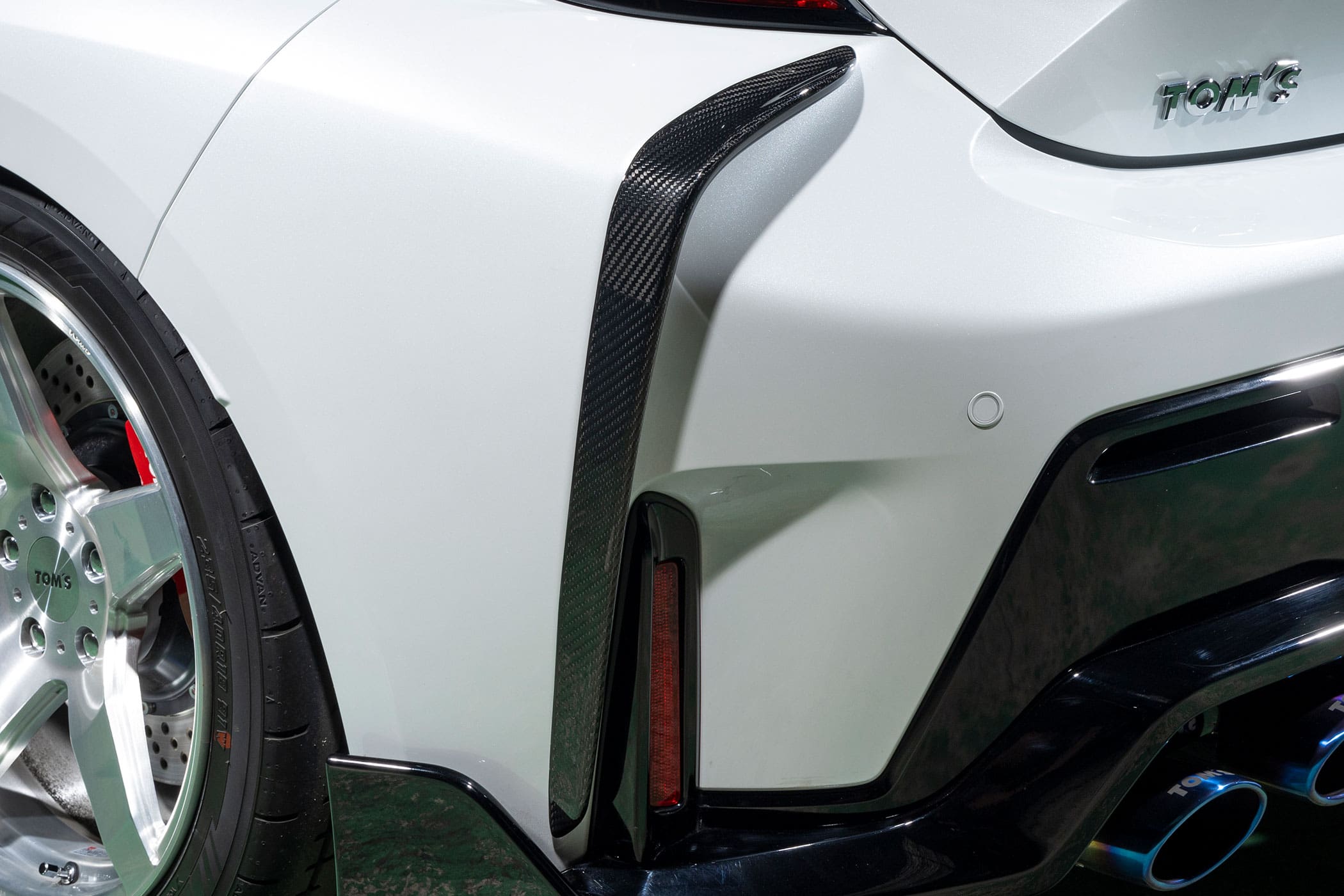 TOM'S Rear Bumper Garnish for Toyota GR COROLLA