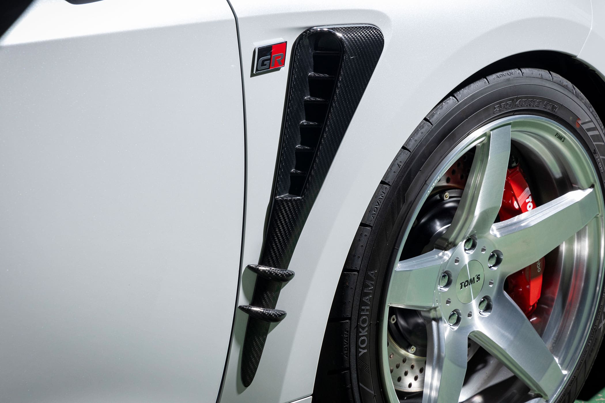 TOM'S Carbon Side Fender Garnish for Toyota GR COROLLA