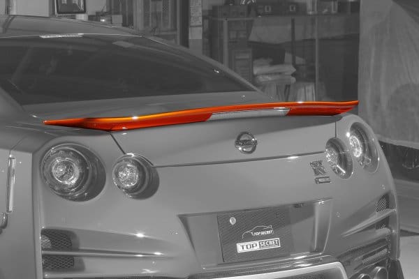 TOPSECRET Flat Type Rear Spoiler for R35 GT-R