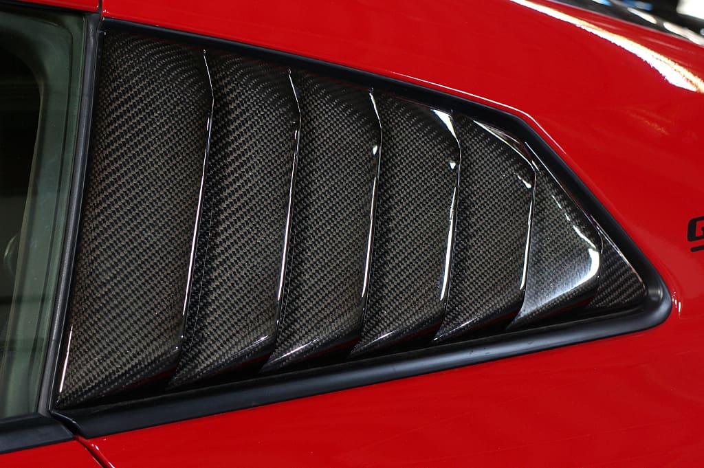 TOPSECRET Side Windows Visor for R35 GT-R