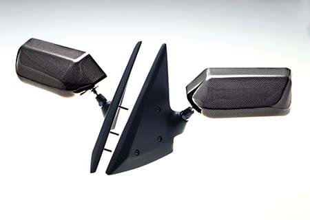 CRAFT SQUARE TOURING COMPETITION Vehicle Specific Mirrors Subra DB
