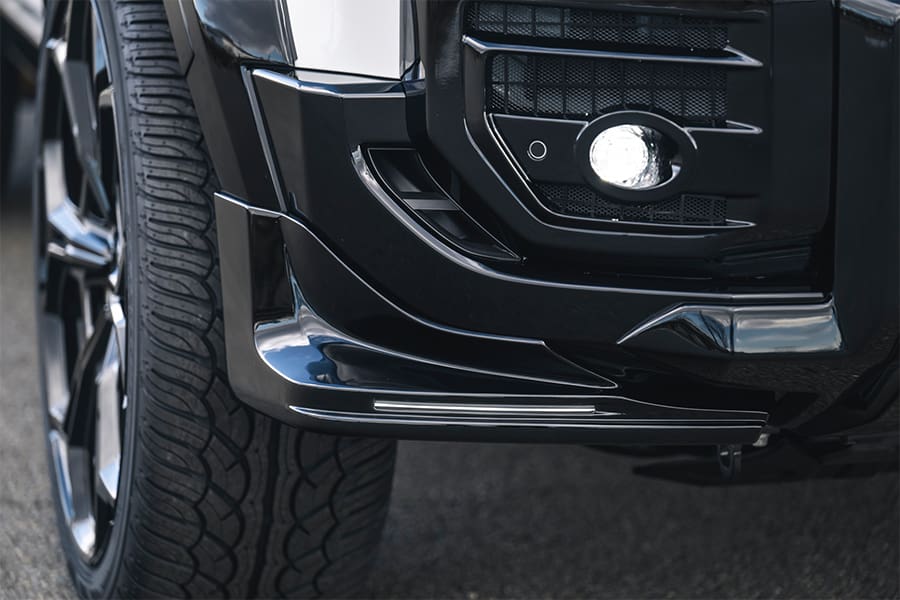 DOUBLE EIGHT FRONT SIDE SPOILER for LAND CRUISER 250