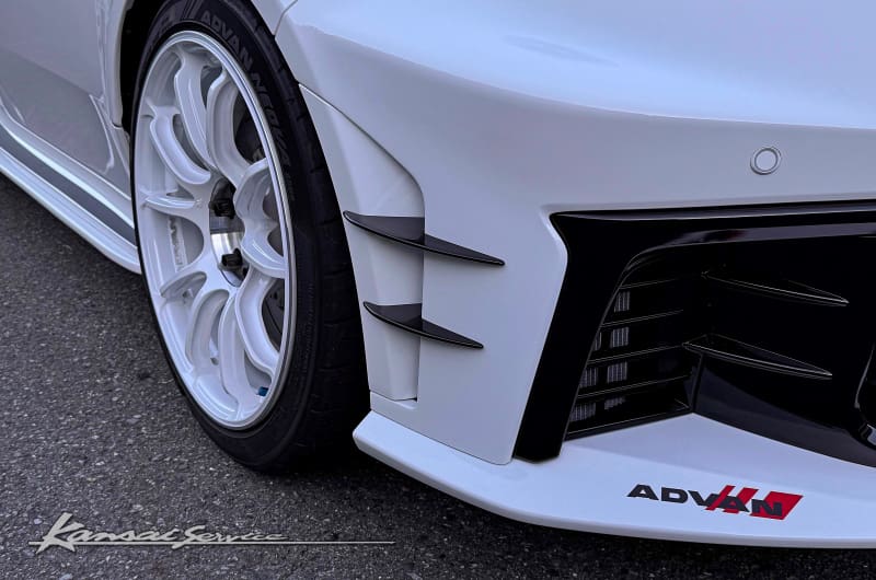 KANSAI FRONT CANARD FIN for Toyota GR Yaris Late Edition
