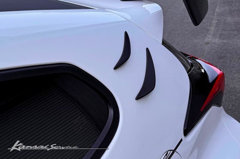 KANSAI REAR CANARD FIN for Toyota GR Yaris Late Edition