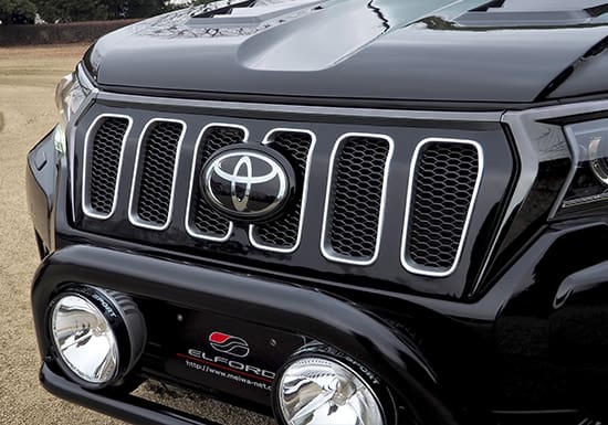 Elford Vertical Front Grill for Landcruiser Prado 150