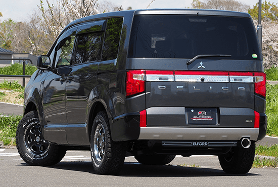ELFORD Revolution Muffler for Mitsubishi Delica D:5 (Late Model)