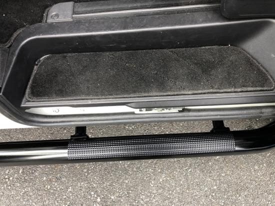 KADDIS Black Side Steps (Nanarokusan) for Mitsubishi Delica D:5 (Late Model)