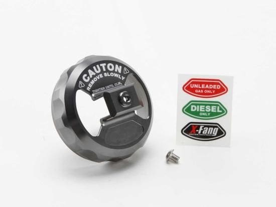 X-Fang Billet Fuel Cap Cover for Mitsubishi Delica D:5 (Late Model)