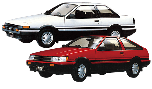 Toyota AE86 COROLLA LEVIN / SPRINTER TRUENO GR Heritage Parts (1983–1987)