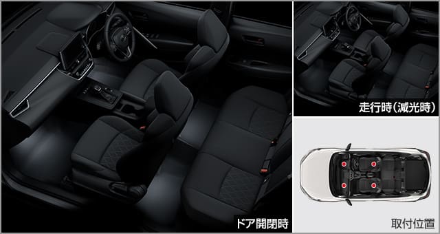 TOYOTA GENUINE INTERIOR ILLUMINATION (WHITE) FOR COROLLA CROSS 2025