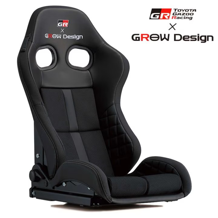 GAZOO RACING × GROW DESIGN AERO STABILIZING SPORT SEAT FOR GR YARIS/COROLLA/86