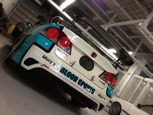 BLOOD SPORTS 3D CARBON GT WING FOR HONDA CIVIC TYPE R
