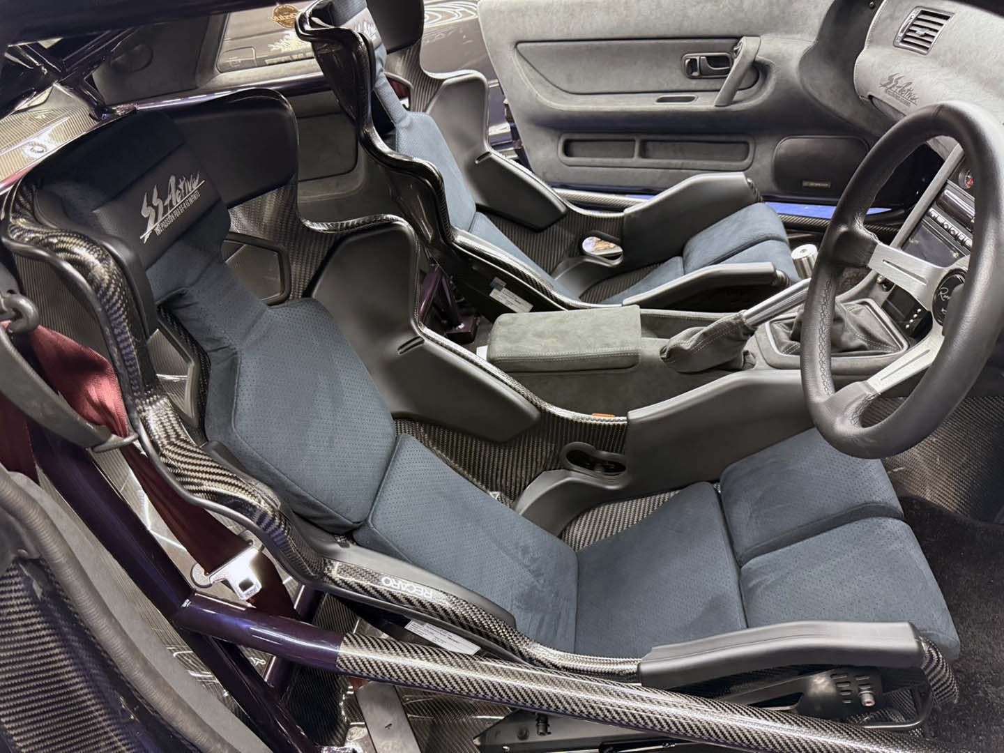 GARAGE ACTIVE (SS-ACTIVE) GENUINE CUSHION PAD - RECARO RMS FOR NISSAN R32 GT-R