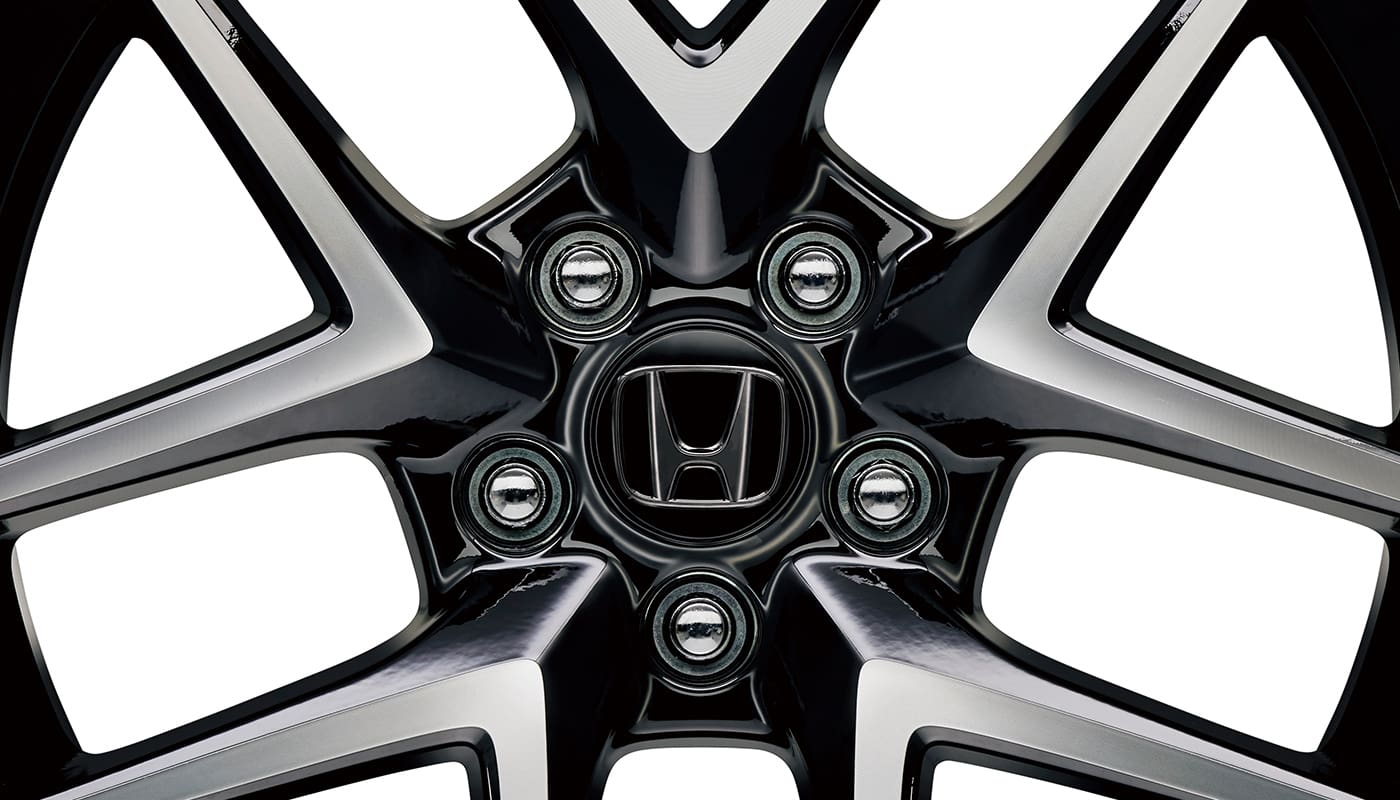 HONDA GENUINE ALUMINUM WHEEL CENTER CAPS (BLACK H MARK) FOR CIVIC 2025