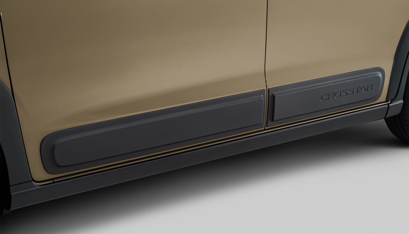 HONDA GENUINE CROSSTAR BLACK BODY SIDE MOLDING FOR FREED