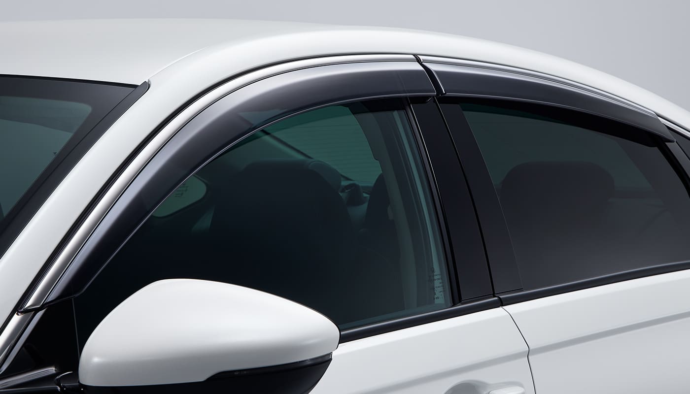 HONDA GENUINE STAINLESS STEEL DOOR VISORS FOR ACCORD 2026